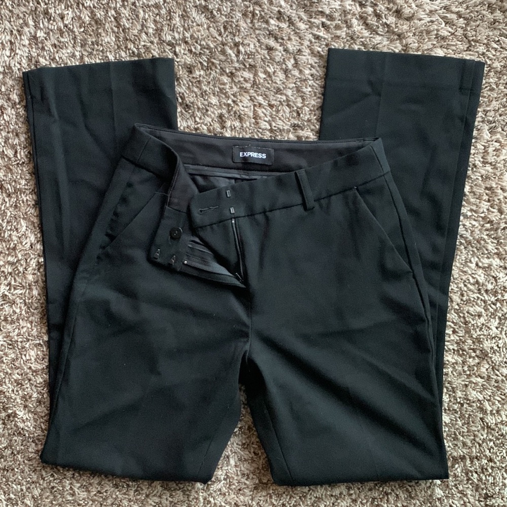 Express - 2S Columnist Barely Boot Mid-rise Pants - Picture 5 of 6
